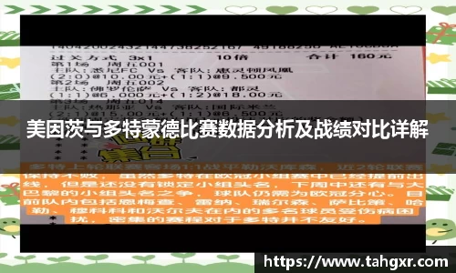 美因茨与多特蒙德比赛数据分析及战绩对比详解